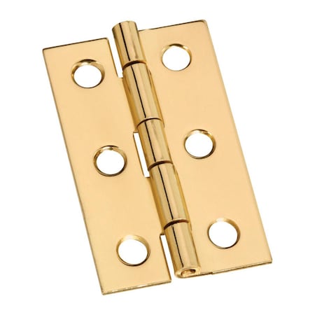 2 X 1.18 In. Solid Brass Decorative Hinge, 2PK